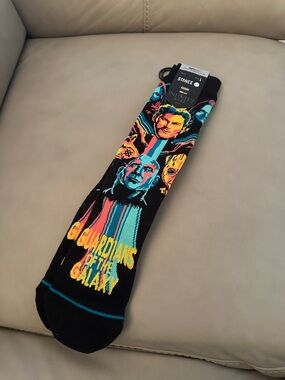 Stance Black Guardians of the Galaxy Neon Character Crew Socks